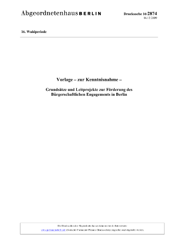 Drucksache 16/2874