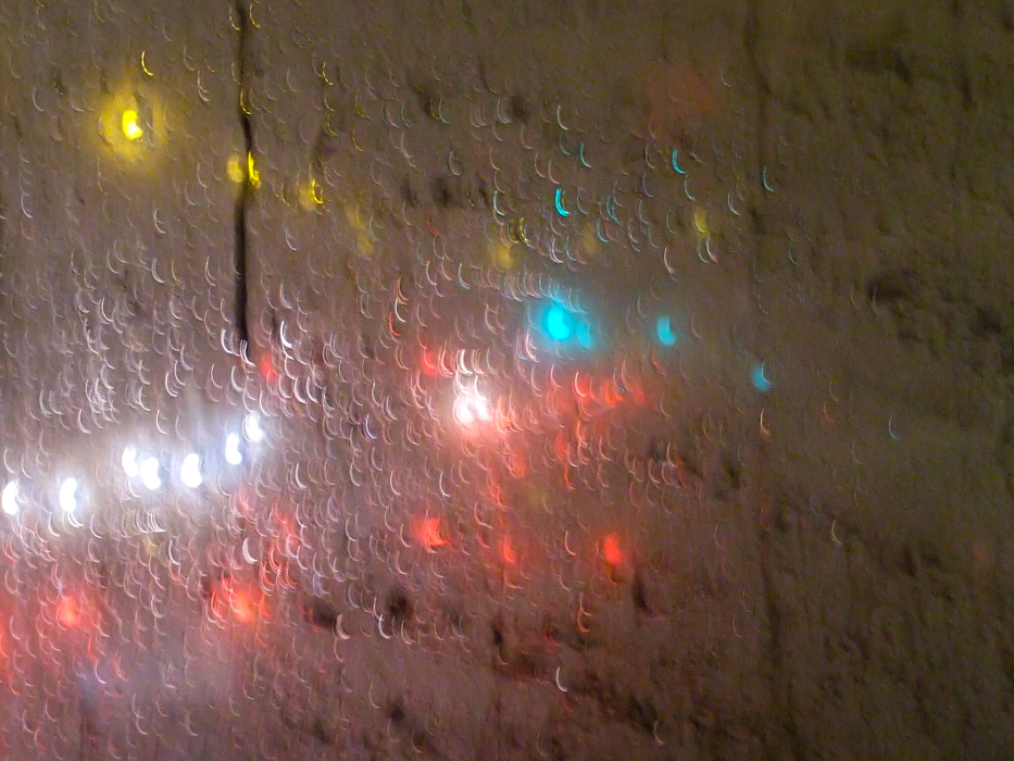Mitte im Regen